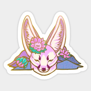 Pink twilight Sticker